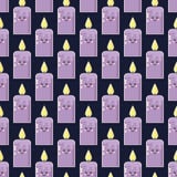 Beeldverhaalkaars met grappig gezicht Royalty-vrije Stock Afbeelding Beeldverhaalkaars met grappig gezicht Royalty-vrije Stock Afbeelding