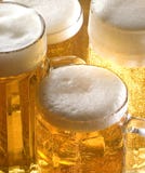 Beer. Glass of beer on bar Beer. Glass of beer on bar