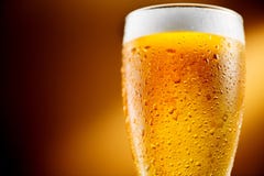 Beer. Glass of cold craft beer royalty free stock photography Beer. Glass of cold craft beer royalty free stock photography