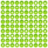 100 beer icons set green circle. Isolated on white background vector illustration stock illustration 100 beer icons set green circle. Isolated on white background vector illustration stock illustration