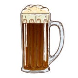 Beer mug on white background royalty free illustration Beer mug on white background royalty free illustration