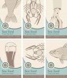 Beer and seafood Royalty Free Stock Photography Beer and seafood Royalty Free Stock Photography