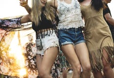 Beers Enjoying Music Festival together stock photography Beers Enjoying Music Festival together stock photography