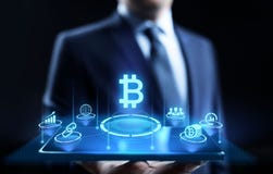 Begrepp för teknologi för affär för finans för pengar för Bitcoin cryptocurrency digitalt stock illustrationer Begrepp för teknologi för affär för finans för pengar för Bitcoin cryptocurrency digitalt stock illustrationer