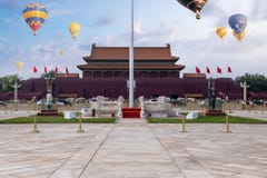 beijing porcelany kwadrat Tiananmen obrazy royalty free beijing porcelany kwadrat Tiananmen obrazy royalty free