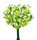 Bel arbre graphique moderne illustration stock Bel arbre graphique moderne illustration stock