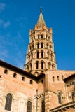 Bell Tower Of St Sernin Basilica In Toulouse Royalty Free Stock Photos