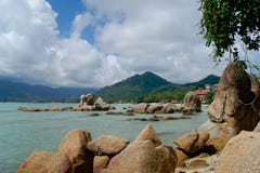 Bella baia fotografie stock Bella baia fotografie stock