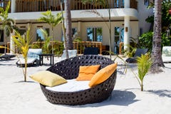 Bella spiaggia tropicale in Filippine fotografia stock Bella spiaggia tropicale in Filippine fotografia stock