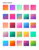 Belle collection de gradient de couleur Calibre de gradients pour votre conception Gradients doux modernes à la mode illustration libre de droits Belle collection de gradient de couleur Calibre de gradients pour votre conception Gradients doux modernes à la mode illustration libre de droits