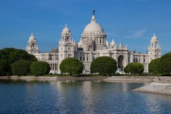 Belle et historique Victoria Memorial chez Kolkata, Inde photo stock Belle et historique Victoria Memorial chez Kolkata, Inde photo stock
