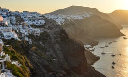 Belle île de Santorini, Grèce photos libres de droits Belle île de Santorini, Grèce photos libres de droits