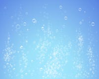 Bellen onder watervector vector illustratie Bellen onder watervector vector illustratie