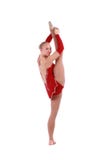 Bello gymnast flessibile della ragazza fotografie stock Bello gymnast flessibile della ragazza fotografie stock