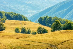 Bello paesaggio della campagna nella fine dell'estate immagine stock Bello paesaggio della campagna nella fine dell'estate immagine stock
