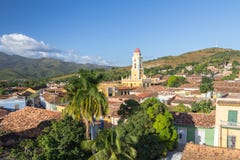 Belltower Museo de la Lucha Contra Bandidos, Trinidad, Kuba fotografering för bildbyråer Belltower Museo de la Lucha Contra Bandidos, Trinidad, Kuba fotografering för bildbyråer
