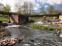 Belmontas Waterfalls (Vilnius, Lithuania) Royalty Free Stock Photos Belmontas Waterfalls (Vilnius, Lithuania) Royalty Free Stock Photos