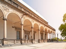 Belvedere - Royal Queen Anne`s Summer Palace near Prague Castle, Hradcany, Prague, Czech Republic Royalty Free Stock Photo Belvedere - Royal Queen Anne`s Summer Palace near Prague Castle, Hradcany, Prague, Czech Republic Royalty Free Stock Photo