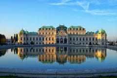 belvedereslott vienna arkivbild belvedereslott vienna arkivbild