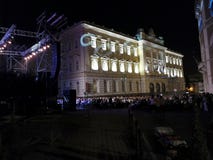 Benevento - Government Palace during a concert