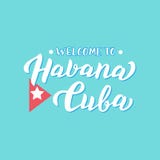 Benvenuto al testo di Havana Cuba Manifesto moderno dell'iscrizione Insegna per il sito Web, cartolina Stampa per i ricordi, prog royalty illustrazione gratis Benvenuto al testo di Havana Cuba Manifesto moderno dell'iscrizione Insegna per il sito Web, cartolina Stampa per i ricordi, prog royalty illustrazione gratis