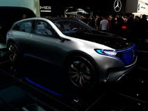 Benz EQ της Mercedes στη Γενεύη 2017 στοκ φωτογραφίες Benz EQ της Mercedes στη Γενεύη 2017 στοκ φωτογραφίες