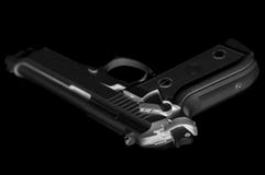 Beretta 92 airgun inverterad svart royaltyfri foto Beretta 92 airgun inverterad svart royaltyfri foto