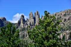 Berggipfel bei Custer State Park, South Dakota stockbilder Berggipfel bei Custer State Park, South Dakota stockbilder