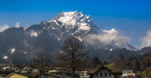 Berglandschap Zwitserland stock foto Berglandschap Zwitserland stock foto