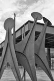 BERLIN, DEUTSCHLAND - JULI 2015: Außenansicht des Neue Nationa lizenzfreies stockbild BERLIN, DEUTSCHLAND - JULI 2015: Außenansicht des Neue Nationa lizenzfreies stockbild