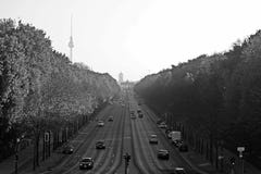 Berlin Panorama con il parco di Tiergarten fotografia stock libera da diritti Berlin Panorama con il parco di Tiergarten fotografia stock libera da diritti