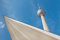 Berliner Fernsehturm (TV Tower), Berlin, Germany Royalty Free Stock Photo Berliner Fernsehturm (TV Tower), Berlin, Germany Royalty Free Stock Photo