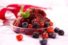 Berry ice cream royalty free stock image Berry ice cream royalty free stock image