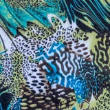Beschaffenheit des gestreiften Leoparden des Druckgewebes lizenzfreie stockbilder Beschaffenheit des gestreiften Leoparden des Druckgewebes lizenzfreie stockbilder