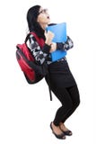 Besorgter Student sehen etwas stockfotos Besorgter Student sehen etwas stockfotos