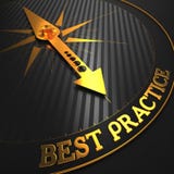 Best Practice. Business Background. Royalty Free Stock Photos