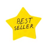 Best seller sticker Stock Image Best seller sticker Stock Image