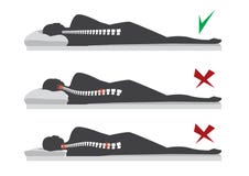 Best and worst positions for sleeping pregnant women, illustration royalty free illustration Best and worst positions for sleeping pregnant women, illustration royalty free illustration