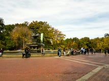 Bethesda Fountain in het Central Park in NYC royalty-vrije stock foto Bethesda Fountain in het Central Park in NYC royalty-vrije stock foto