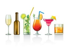 Beverages And Cocktails Stock Image Beverages And Cocktails Stock Image
