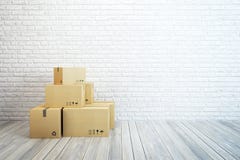 Bewegliche Kästen an einem neuen Haus Bewegliche Kästen an einem neuen Haus