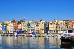 Bezirk EL Serrallo in Tarragona, Spanien lizenzfreie stockfotos Bezirk EL Serrallo in Tarragona, Spanien lizenzfreie stockfotos