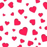 Bezszwowy geometryczny wzór, czerwony kierowy valentine ` s dzień na białym tle, paskuje abstrakcjonistycznego szablon, wektorowa Obrazy Royalty Free Bezszwowy geometryczny wzór, czerwony kierowy valentine ` s dzień na białym tle, paskuje abstrakcjonistycznego szablon, wektorowa Obrazy Royalty Free
