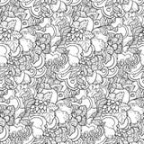 Bezszwowy wzór z owocowym ornamentem w kolorystyki strony książki stylu ilustracja wektor Bezszwowy wzór z owocowym ornamentem w kolorystyki strony książki stylu ilustracja wektor