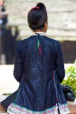 Biasha Miao Minority Woman Rear Bun frisyr fotografering för bildbyråer Biasha Miao Minority Woman Rear Bun frisyr fotografering för bildbyråer