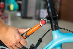 Bicycle mechanic stock images Bicycle mechanic stock images