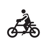Bicycle rider icon vector sign and symbol isolated on white background, Bicycle rider logo concept icon vector illustration Bicycle rider icon vector sign and symbol isolated on white background, Bicycle rider logo concept icon vector illustration