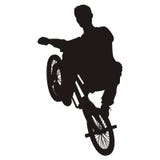 Bicycle Riding Vector Royalty Free Stock Photography
