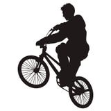 Bicycle Riding Vector Royalty Free Stock Photo