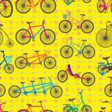 Bicycle Set Seamless Pattern vector illustration Bicycle Set Seamless Pattern vector illustration